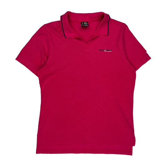 Ralph Lauren Polo Shirt - Large Pink Cotton