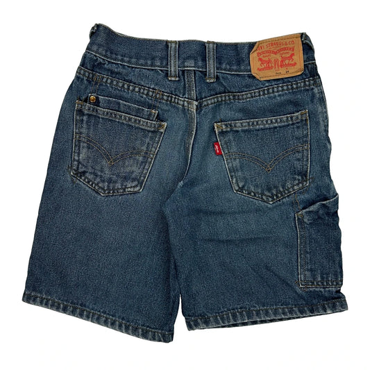 Age 8 Levis Denim Shorts - 24W 6L Blue Cotton
