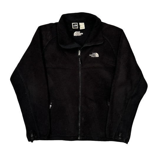Vintage The North Face Fleece Jacket - Large Black Polyester