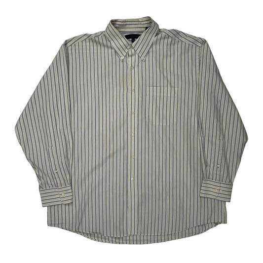Tommy Hilfiger Striped Shirt - XL Blue Cotton
