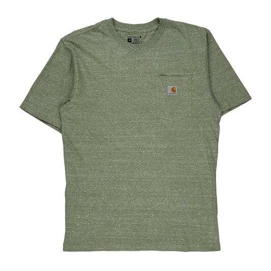 Carhartt T-Shirt - Medium Green Cotton Blend