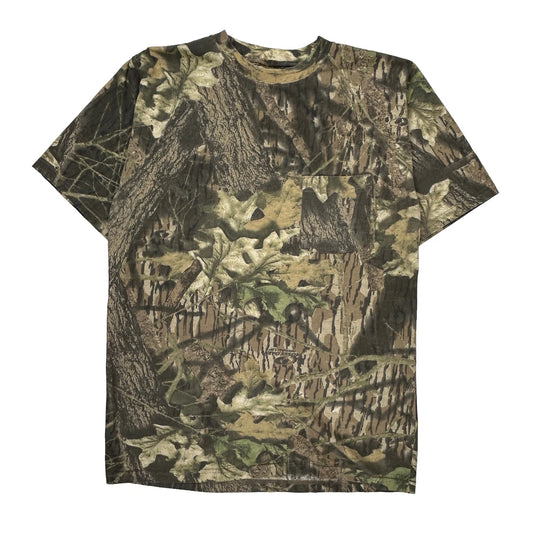 Mossy Oak T-Shirt - Medium Camo Cotton Blend