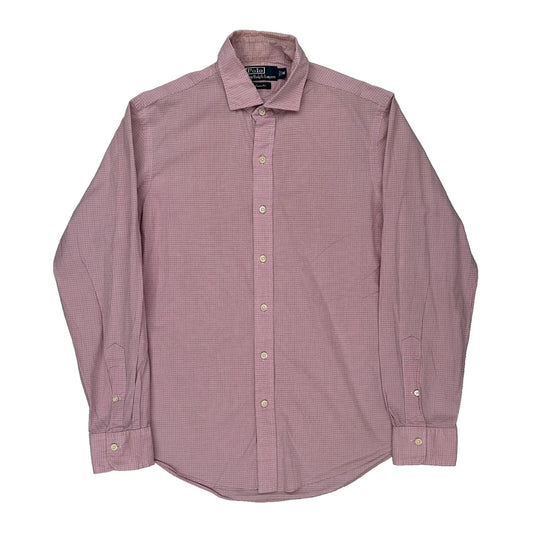 Polo By Ralph Lauren Checked Shirt - Medium Pink Cotton