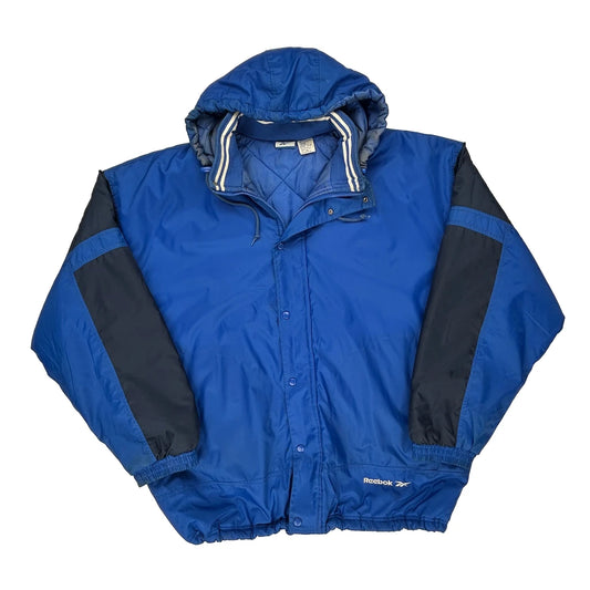 Reebok Jacket - 2XL Blue Polyester