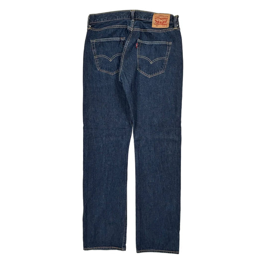 501 Levis Jeans - 32W 35L Blue Cotton