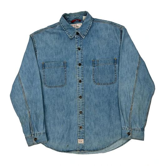 Levis Denim Shirt - Large Blue Cotton