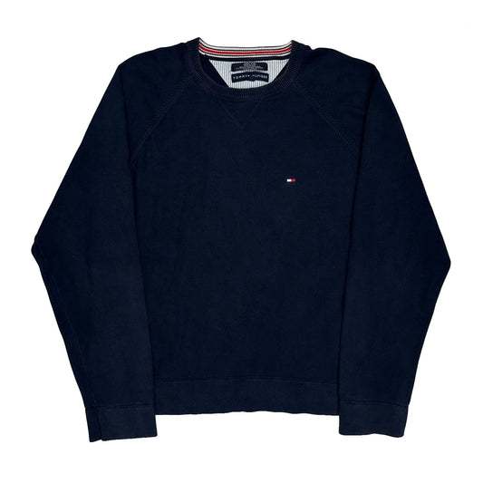 Vintage Tommy Hilfiger Jumper - XL Navy Cotton