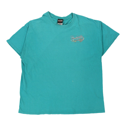 Vintage blue Nashville, TN Harley Davidson T-Shirt - mens x-large