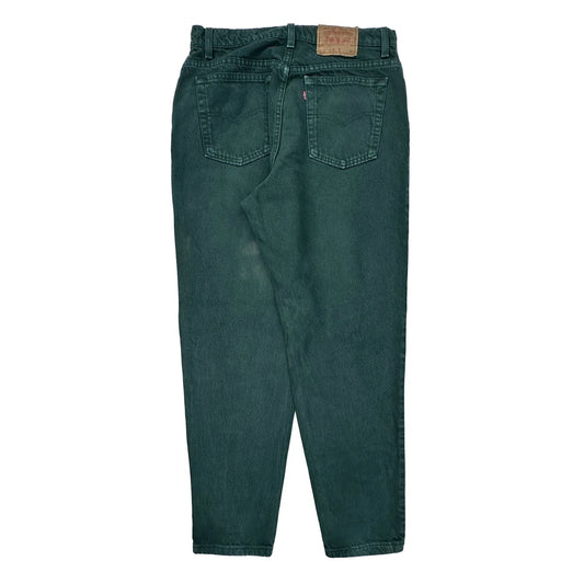 Made In USA 551 Levis Jeans - 32W UK 14 Green Cotton