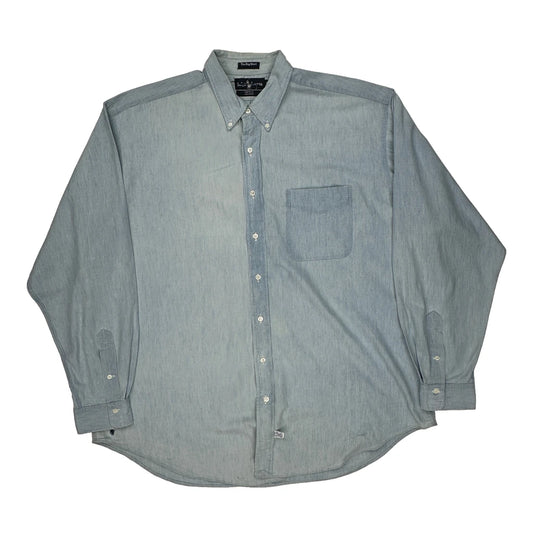 Polo By Ralph Lauren Oversized Shirt - XL Light Wash Cotton