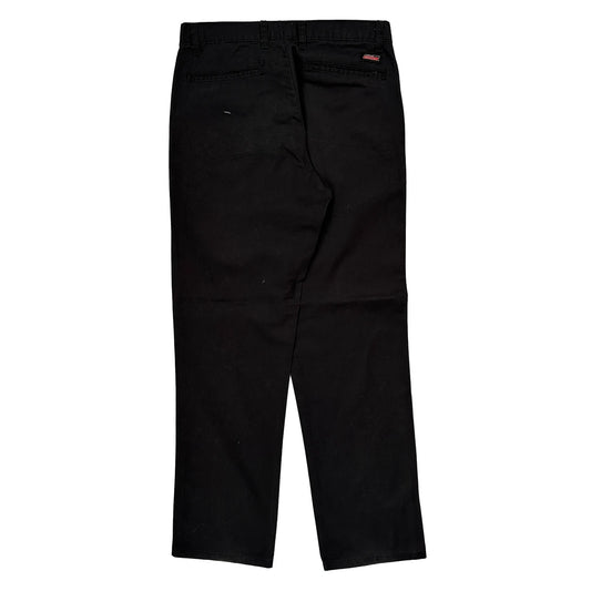 Vintage Dickies Trousers - 30W 32L Black Polyester Blend