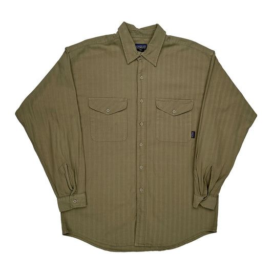 Vintage Patagonia Shirt - Large Khaki Cotton
