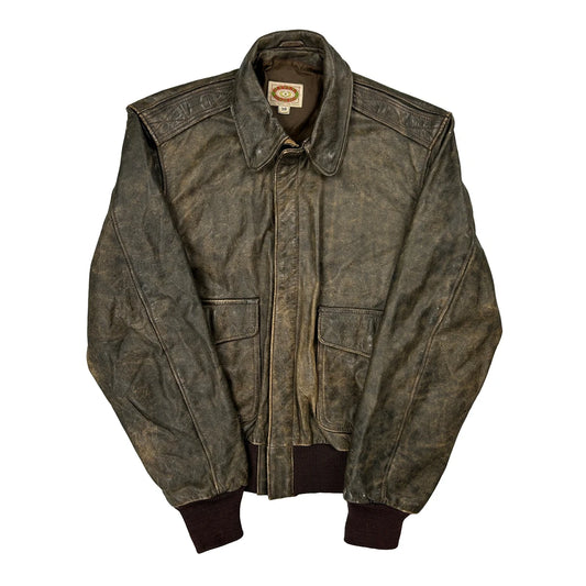 Banana Republic Leather Jacket - Small Brown Leather