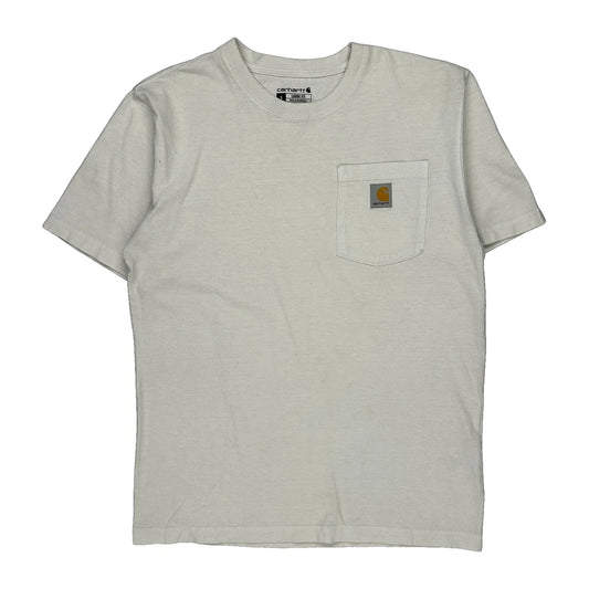 Carhartt T-Shirt - Small White Cotton