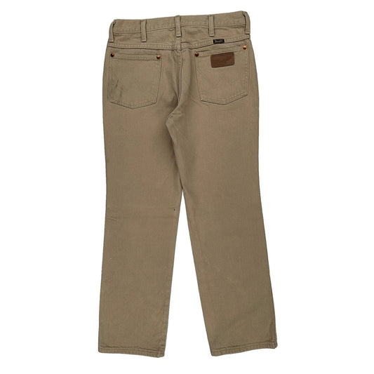 Wrangler Jeans - 30W 30L Beige Cotton