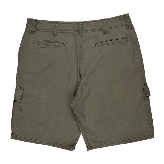 Wrangler Cargo Shorts - 36W 10L Grey Cotton