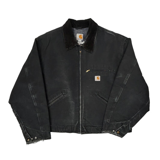 Fedex Ground Carhartt Detroit Jacket - 2XL Black Cotton