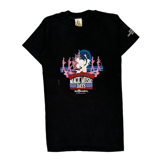 Single Stitch Disney Graphic T-Shirt - Small Black Cotton Blend