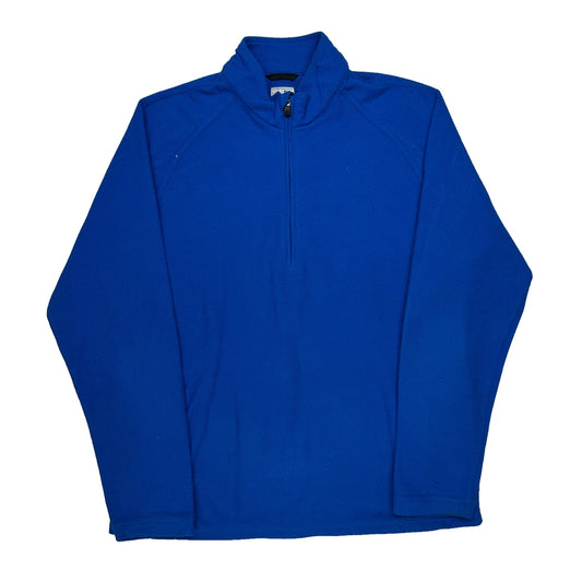 Vintage Adidas Fleece - Large Blue Polyester