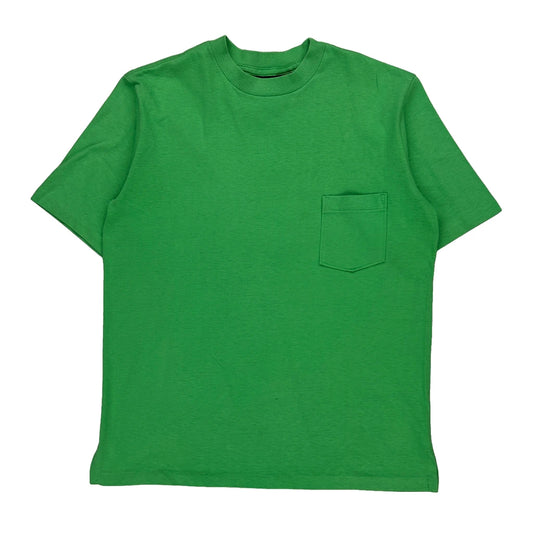 Lands End Single Stitch T-Shirt - XL Green Cotton
