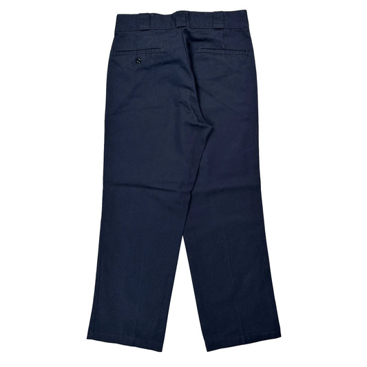 Vintage Dickies Trousers - 32W 29L Navy Polyester Blend