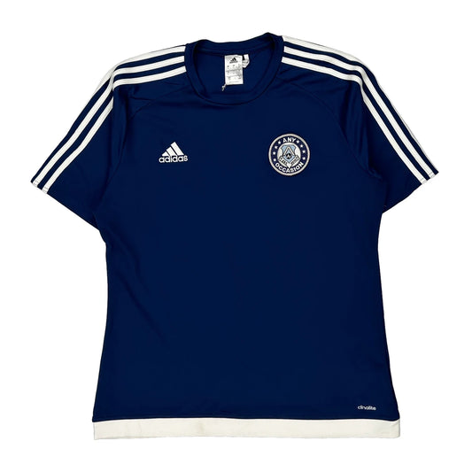 Any Occasion Adidas Football Shirt - Large Blue Polyester