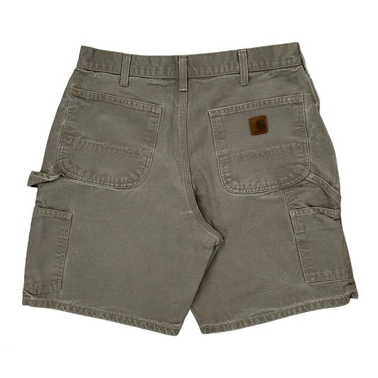 Carhartt Carpenter Shorts - 33W 9L Grey Cotton
