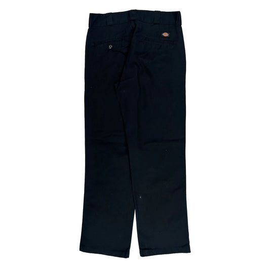 Dickies Trousers - 32W 32L Black Cotton Blend
