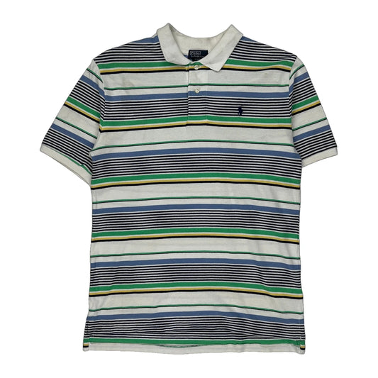 Age 13-14 Polo By Ralph Lauren Striped Polo Shirt - XL Multicoloured Cotton