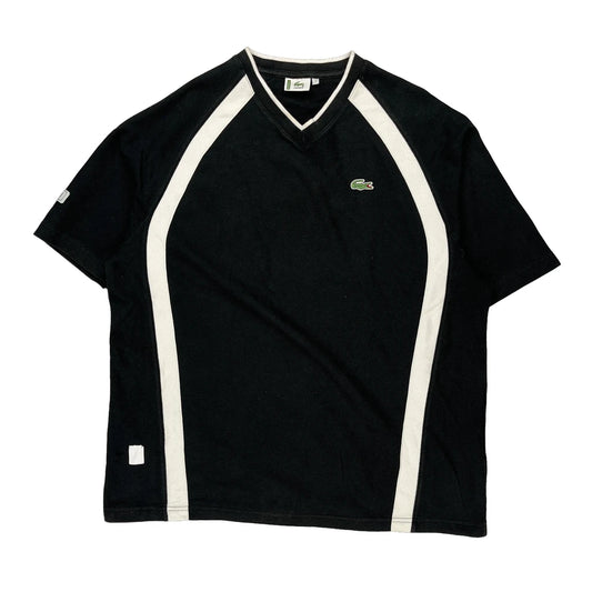 Lacoste T-Shirt - 2XL Black Cotton