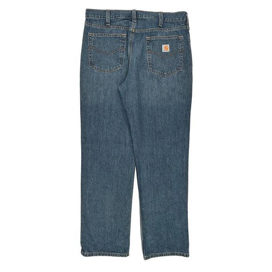 Carhartt Jeans - 36W 32L Blue Cotton Blend