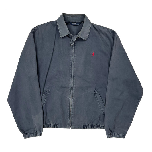 Polo By Ralph Lauren Harrington Jacket - Large Grey Cotton