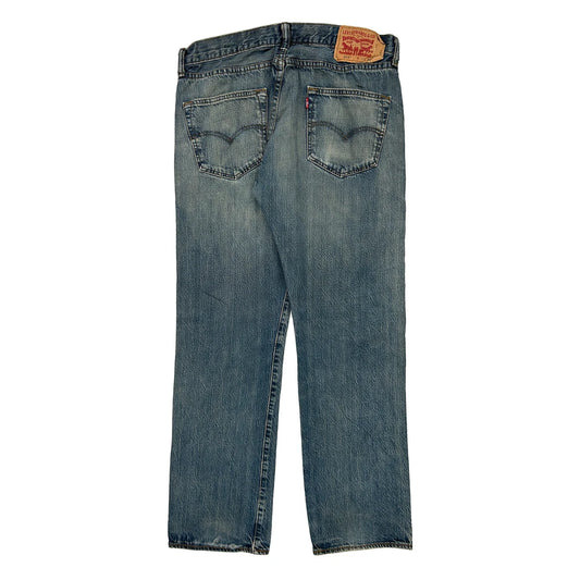 501 Levis Jeans - 34W 33L Blue Cotton
