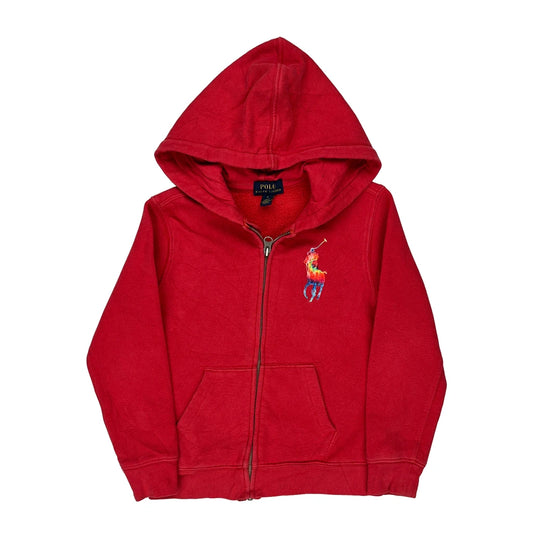 Age 6 Polo By Ralph Lauren Hoodie - Small Red Cotton