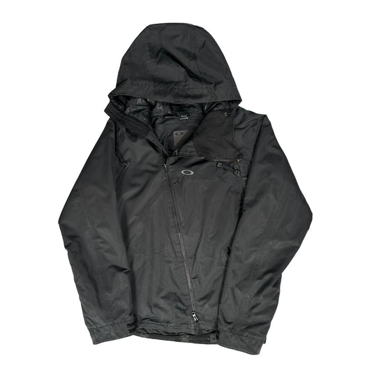 Vintage Oakley Ski Jacket - Small Black Polyester