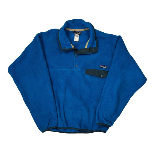 Vintage Patagonia Synchilla Fleece - Small Blue Polyester