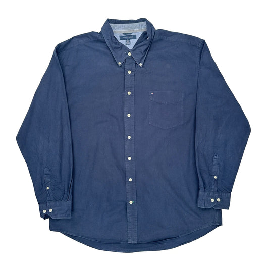 Tommy Hilfiger Shirt - 2XL Blue Cotton