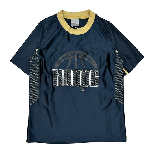 Hoops Nike Graphic T-Shirt - Small Yellow Polyester