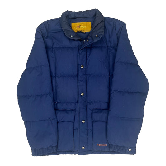 Vintage 90S Camel Puffer - Medium Blue Down