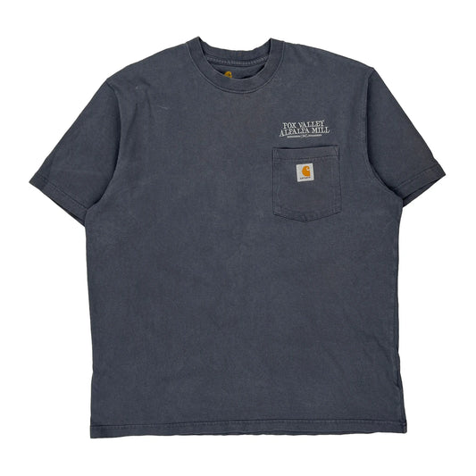 Fox Valley Alfalfa Mill Inc. Carhartt T-Shirt - Large Grey Cotton