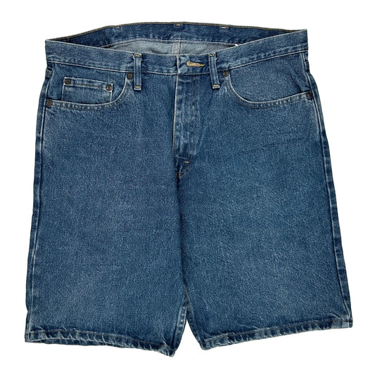 Wrangler Denim Shorts - 36W 10L Blue Cotton