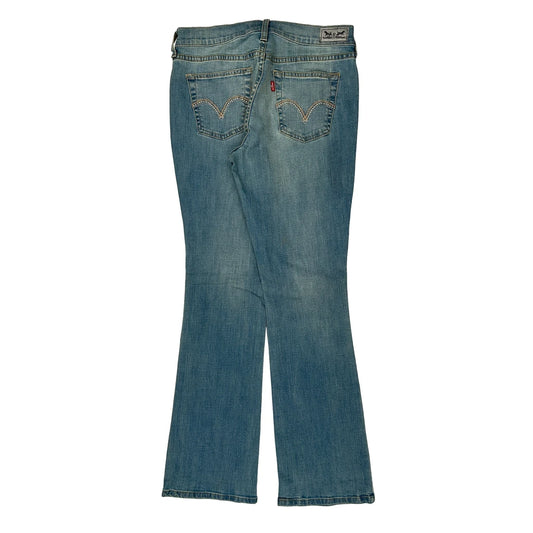 Levis Boot Cut Jeans - 31W UK 12 Blue Denim
