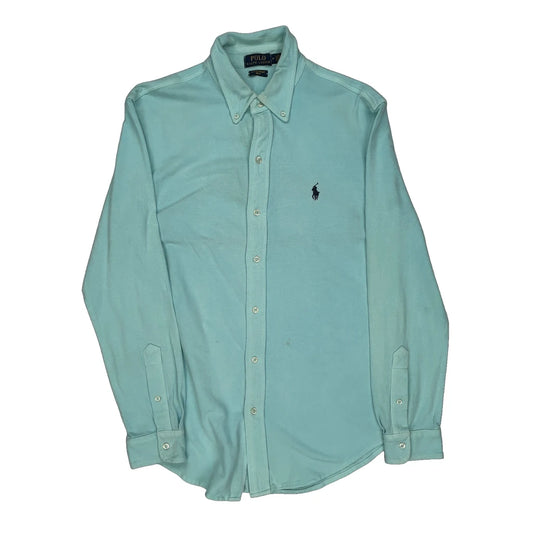 Polo By Ralph Lauren Shirt - Medium Blue Cotton