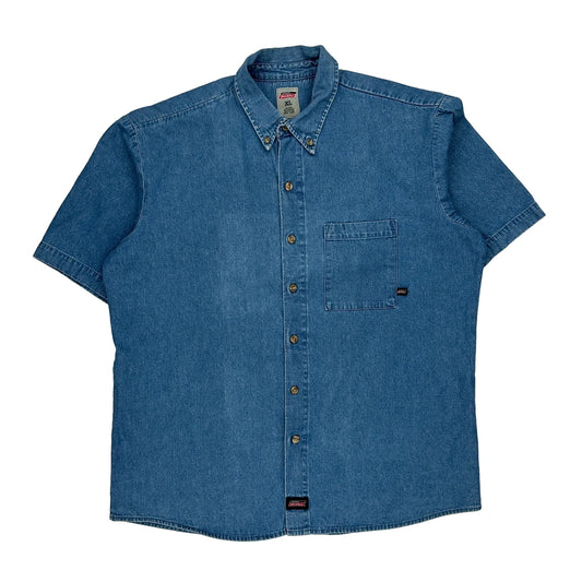 Dickies Denim Shirt - XL Blue Cotton