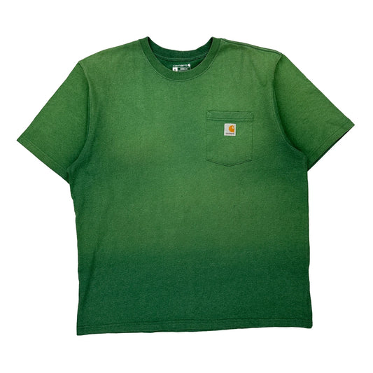 Carhartt T-Shirt - XL Green Cotton