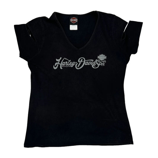Lancaster Harley Davidson T-Shirt - XL Black Cotton
