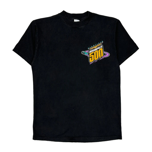 Indianapolis 500 Logo 7 Graphic T-Shirt - Medium Black Cotton