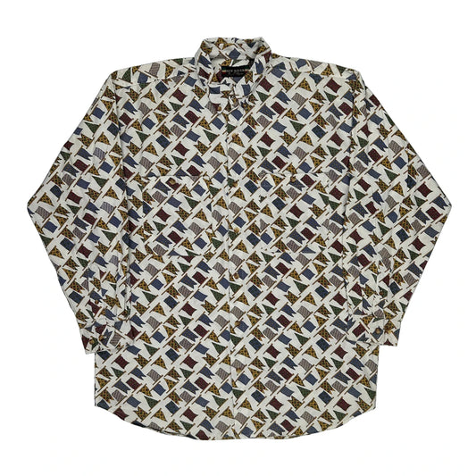 New River Patterned Shirt - Large Multicoloured Cotton