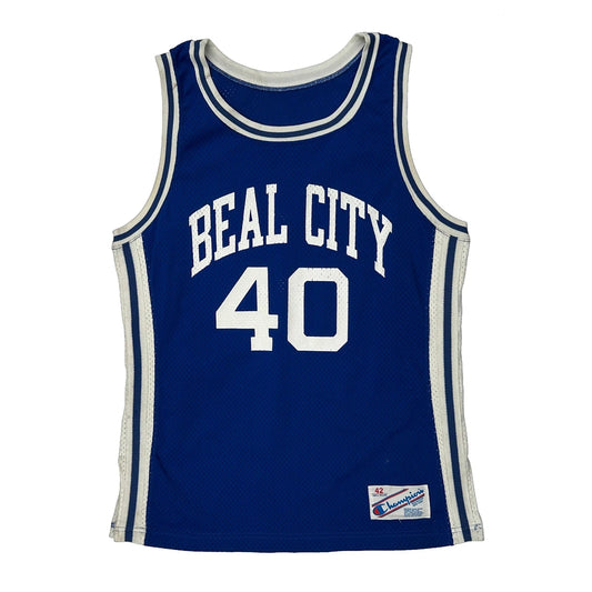 Beal City Champion College Jersey - Medium Blue Nylon