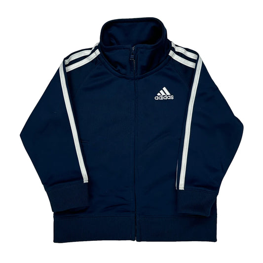 Vintage Age 18 Months Adidas Track Jacket - 2XS Navy Polyester